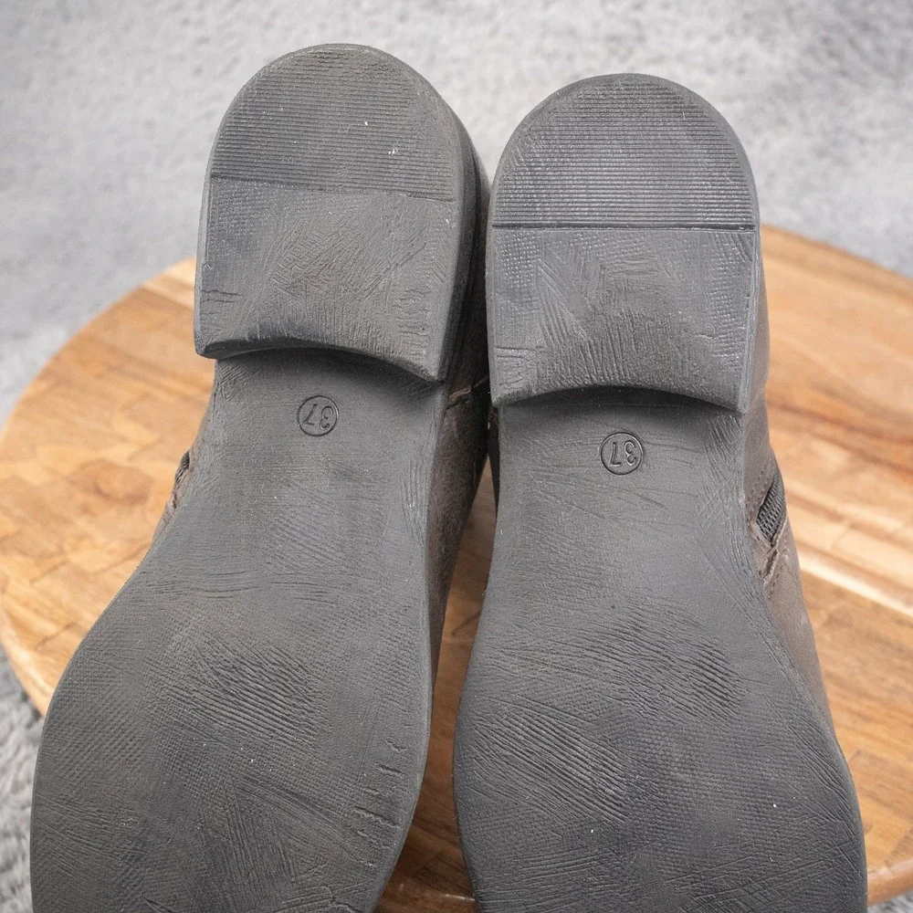 Miz Mooz - Leather‎ Ankle Boots - Swell - Ash - EU 37 US 6.5 - 7